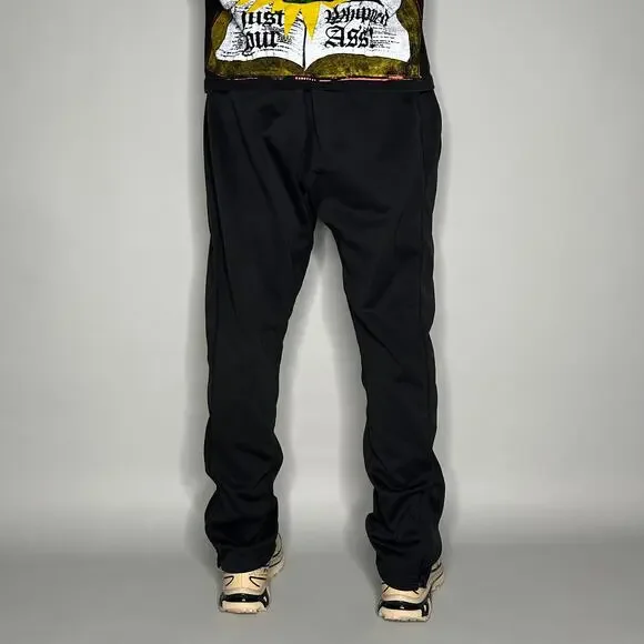 Nike Sweatpants Jet Black Polyester Subtle Swoosh Therma Fit